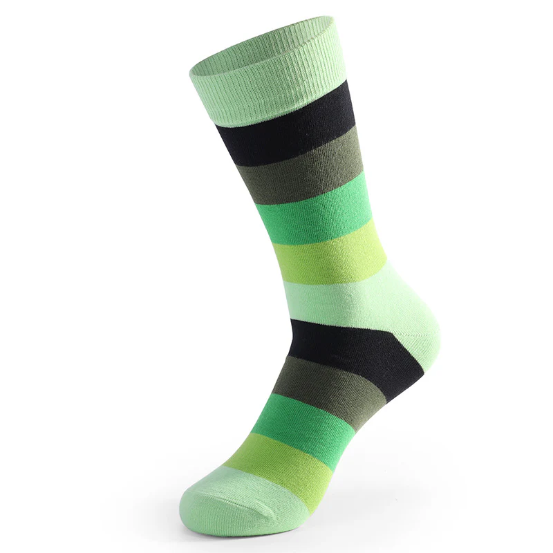Lustige, bunt genähte Crew-Socken (5 Paar) – Bild 3