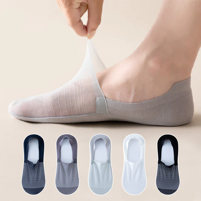 Unsichtbare Socken aus Eisseide (5 Paar)