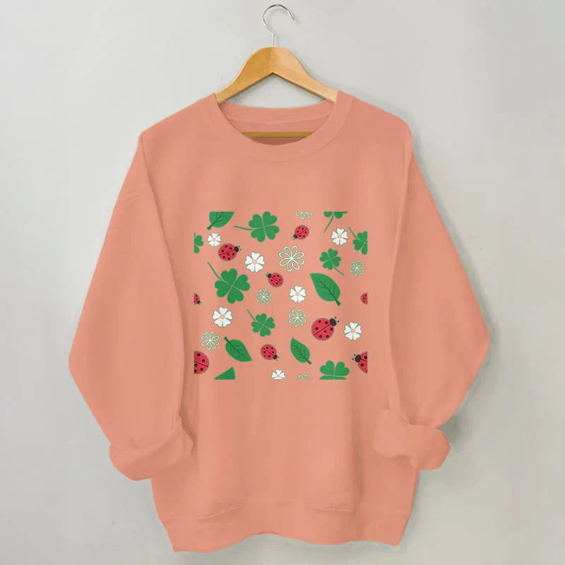 Sweatshirt mit Marienkäfermotiv in Übergröße – Bild 7