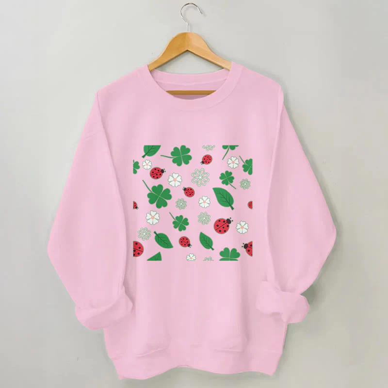 Sweatshirt mit Marienkäfermotiv in Übergröße – Bild 6