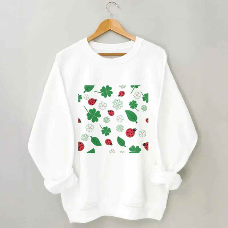 Sweatshirt mit Marienkäfermotiv in Übergröße – Bild 5