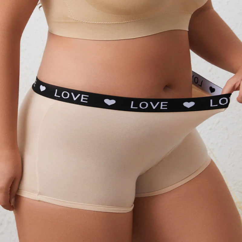 Übergröße Love Boyshort (2er-Pack) – Bild 6