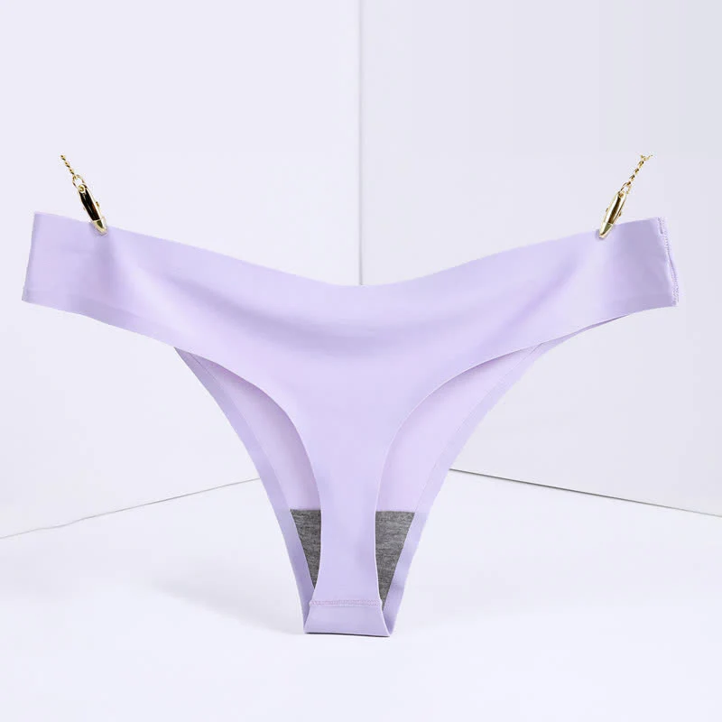 Basic Low-Rise-String in Volltonfarbe (3er-Pack) – Bild 7