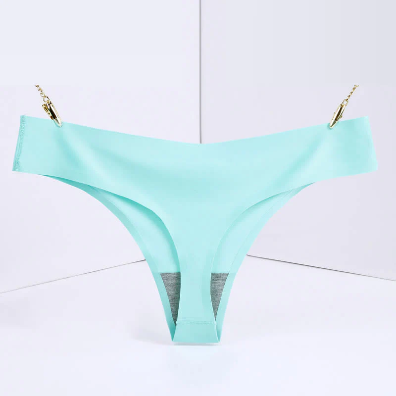 Basic Low-Rise-String in Volltonfarbe (3er-Pack) – Bild 9