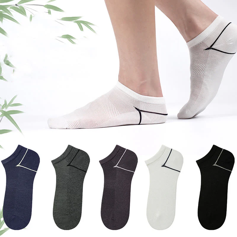 Knöchelsocken aus Bambusfaser (5 Paar)