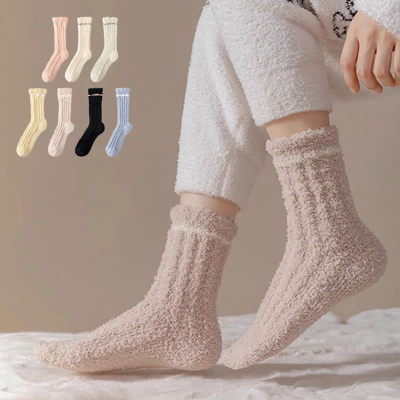 Weiche, anschmiegsame Schlafsocken (4 Paar)