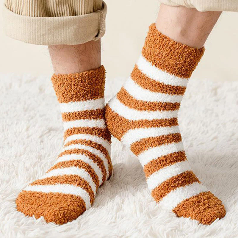 Weiche, breit gestreifte Viertelsocken (5 Paar) – Bild 4