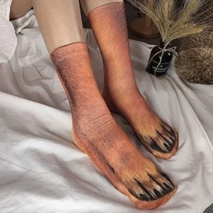 3D-Hundepfoten-Socken (2 Paar)