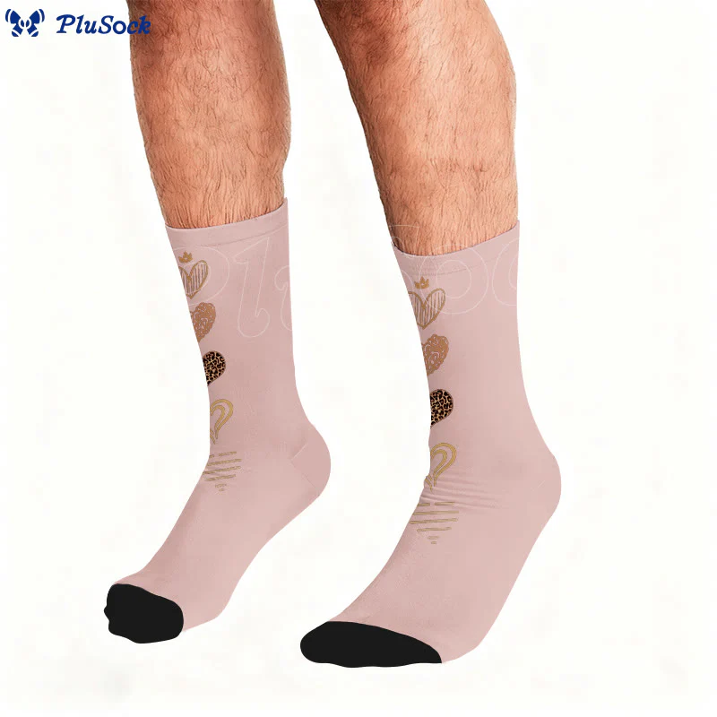 Schmetterlingsherz-Kaffeesocken – Bild 4