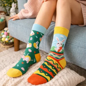 Ostereier-Viertel-Socken (3 Paar)
