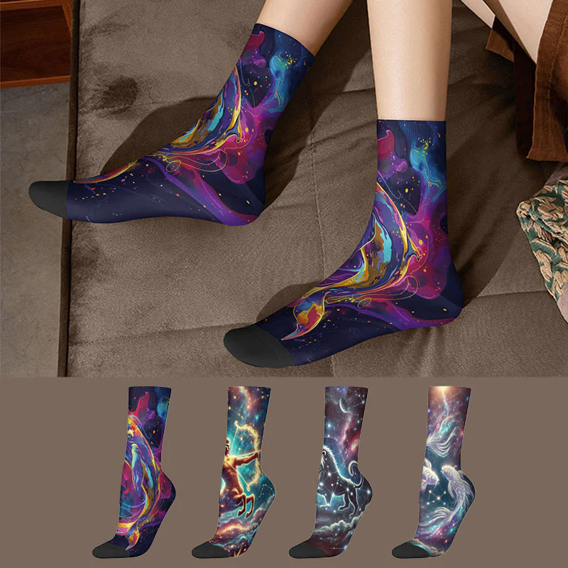 3D Universe Viertel-Socken (4 Paar)