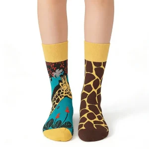 Verspielte Giraffe Viertel-Socken