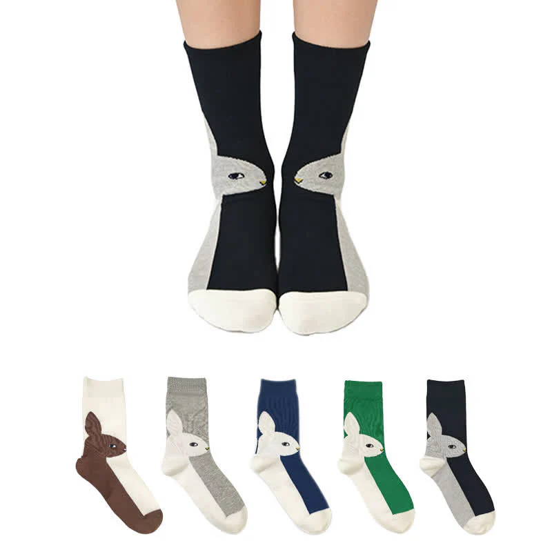 Osterhasen-Farbblock-Viertelsocken (3 Paar)