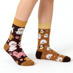 Niedliche Hunde-Viertel-Socken