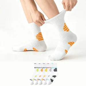 Gepolsterte Kampf-Viertelsocken (5 Paar)