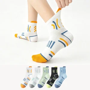 Sportliche Viertelsocken aus Baumwolle (5 Paar)