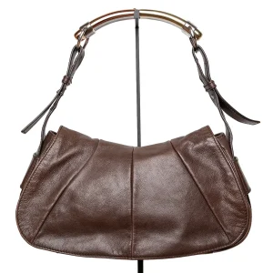 Yves Saint Laurent By Tom Ford Vintage Leder-Handtasche mit metallischem Statement-Henkel