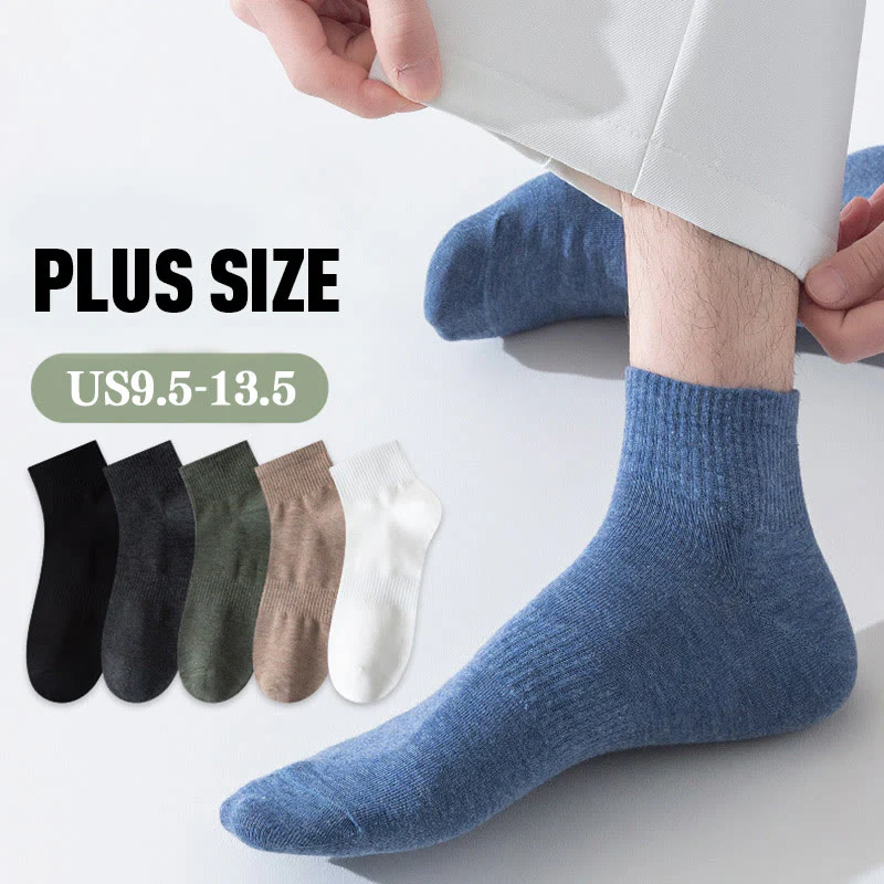 Atmungsaktive, weiche Baumwoll-Viertelsocken (7 Paar)