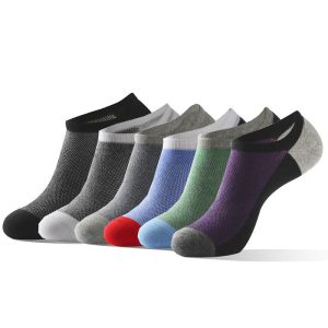 Atmungsaktive, knöchelhohe Socken (6 Paar)