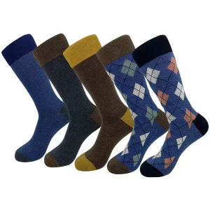 Klassische Rauten-Socken (5 Paar)