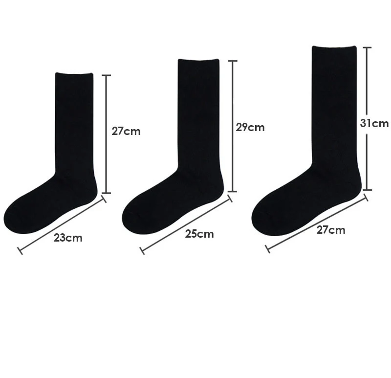 Socken mit einfarbigen Streifen (3 Paar) – Bild 6