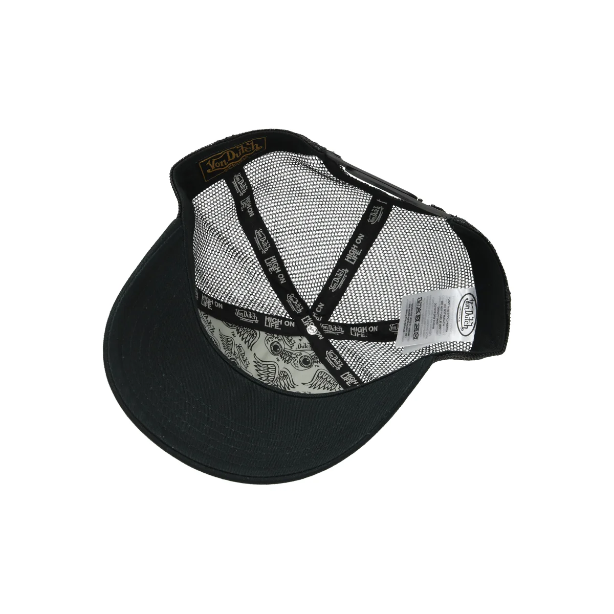 Trucker Boston Cap Cotton black/black – Bild 6