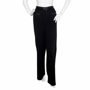 Chanel Vintage Weit geschnittene Hose im Marlene-Stil