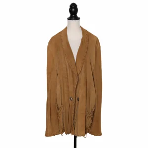 Ralph Lauren Vintage Wildlederjacke mit Fransendetails