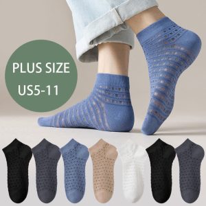 Knöchelsocken aus hohlem Netzgewebe (7 Paar)