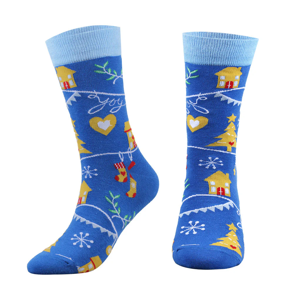 Weihnachtliche, weiche Socken (5 Paar) – Bild 3