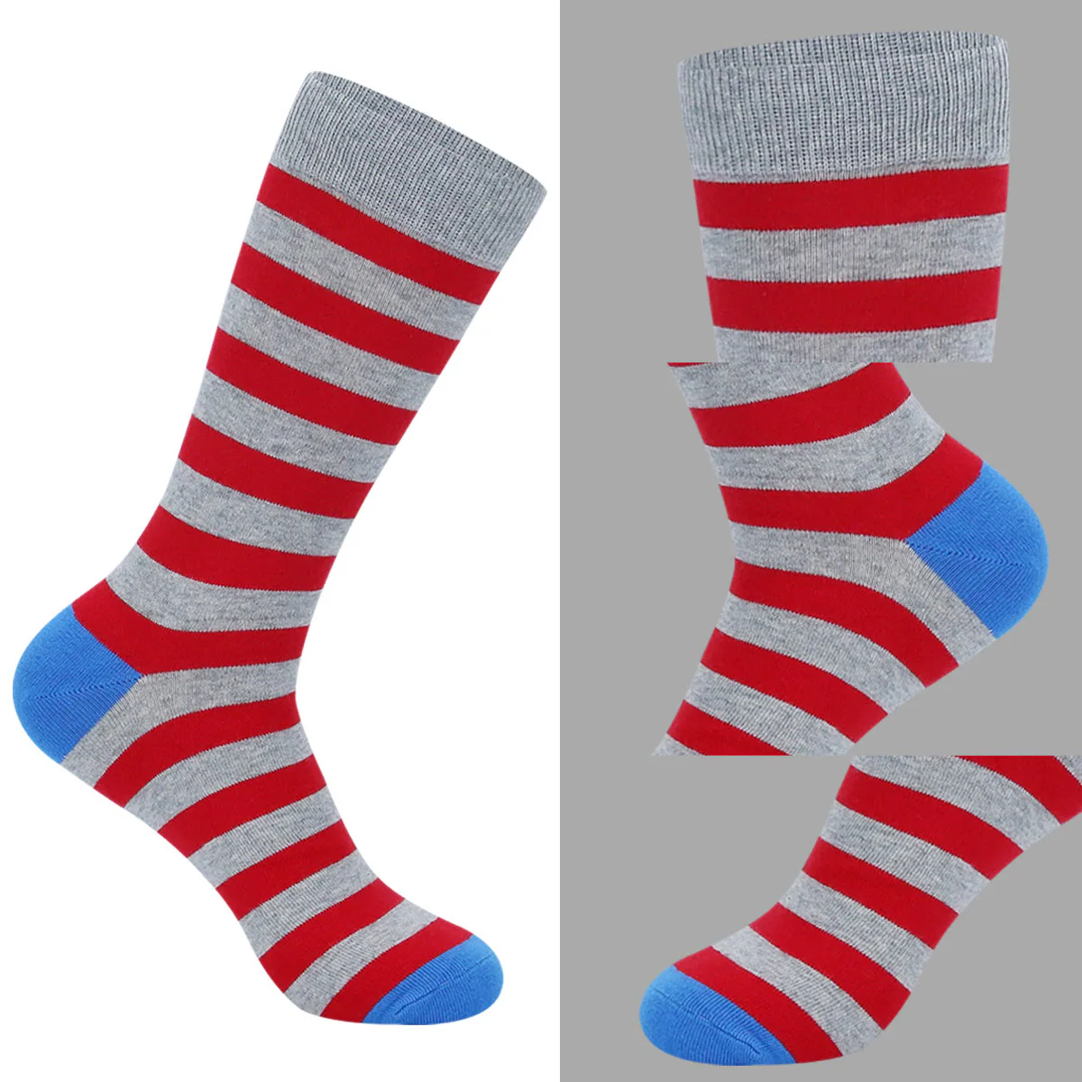 Lustige Freizeitsocken mit Muster (5 Paar) – Bild 3